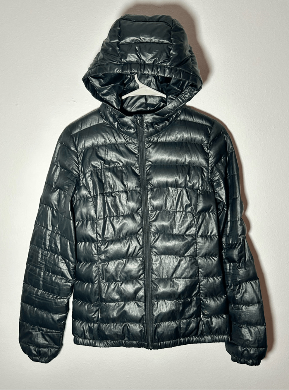 Lacoste Women’s Black Down Quilted Puffer Jacket Lightweight Sz 36 (US 6 or Smal